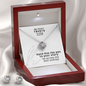 My Heart Trusts In Him (Psalm 28:7) | Love Knot Necklace & Earring Set