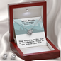 Faith Moves Mountains (Matthew 17:20) | Love Knot Necklace & Earring Set