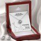 Be Kind And Compassionate (Ephesians 4:32) | Love Knot Necklace & Earring Set