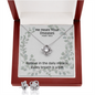 He Heals Your Diseases (Psalm 103:3) | Love Knot Necklace & Earring Set