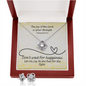 The Joy of the Lord Is Your Strength (Nehemiah 8:10) | Love Knot Necklace & Earring Set