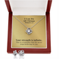 I Can Do All Things (Philippians 4:13) | Love Knot Necklace & Earring Set