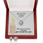 He Is My Light (Psalm 27:1) | Love Knot Necklace & Earring Set