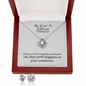 My Grace Is Sufficient (2 Corinthians 12:9) | Love Knot Necklace & Earring Set