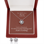 He Will Give  Rest (Matthew 11:28) | Love Knot Necklace & Earring Set