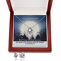 We Walk By Faith, Not By Sight (2 Corinthians 5:7) | Love Knot Necklace & Earring Set