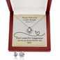 The Joy of the Lord Is Your Strength (Nehemiah 8:10) | Love Knot Necklace & Earring Set