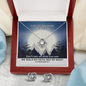 We Walk By Faith, Not By Sight (2 Corinthians 5:7) | Love Knot Necklace & Earring Set