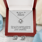 My Grace Is Sufficient (2 Corinthians 12:9) | Love Knot Necklace & Earring Set