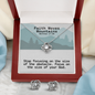 Faith Moves Mountains (Matthew 17:20) | Love Knot Necklace & Earring Set