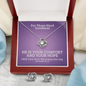 I Will Turn Your Mourning Into Joy (Jeremiah 31:13) | Love Knot Necklace & Earring Set