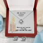 He Is My Light (Psalm 27:1) | Love Knot Necklace & Earring Set