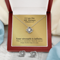 I Can Do All Things (Philippians 4:13) | Love Knot Necklace & Earring Set