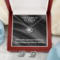 The Lord Is My Rock (Psalm 18:2) | Love Knot Necklace & Earring Set