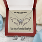 He Will Cover You (Psalm 91:4) | Love Knot Necklace & Earring Set