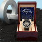 Men's Openwork Watch For Dad ~Luke 2:10-11~