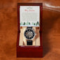 Men's Openwork Watch For Dad ~Colossians 3:14~