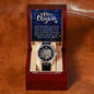 Men's Openwork Watch For Dad ~Luke 2:10-11~