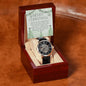 Men's Openwork Watch For Dad ~Acts 20:35~