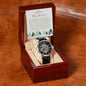 Men's Openwork Watch For Dad ~Colossians 3:14~