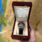 Men's Openwork Watch For Dad ~Acts 20:35~