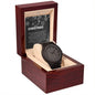Wooden Watch For Dad ~Proverbs 22:6~