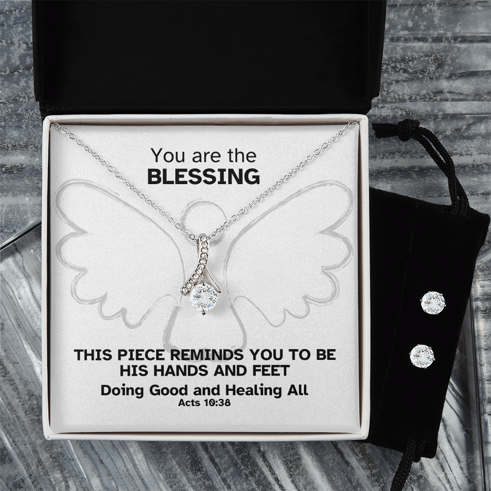 Doing Good And Healing All (Acts 10:38) | Alluring Beauty Necklace & Earring Set