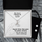 My Heart Trusts In Him (Psalm 28:7) | Alluring Beauty Necklace & Earring Set