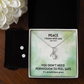 Peace I Leave With You (John 14:27) | Alluring Beauty Necklace & Earring Set