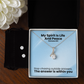 My Spirit Is Life And Peace (Romans 8:6) | Alluring Beauty Necklace & Earring Set