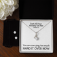 Cast All Your  Anxiety On Him (1 Peter 5:7) | Alluring Beauty Necklace & Earring Set
