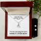 Cast All Your  Anxiety On Him (1 Peter 5:7) | Alluring Beauty Necklace & Earring Set