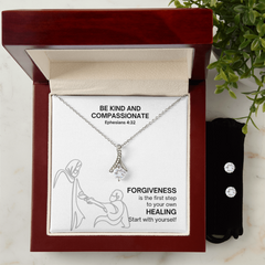Be Kind And Compassionate (Ephesians 4:32) | Alluring Beauty Necklace & Earring Set