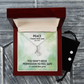 Peace I Leave With You (John 14:27) | Alluring Beauty Necklace & Earring Set