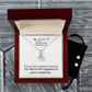 My Grace Is Sufficient (2 Corinthians 12:9) | Alluring Beauty Necklace & Earring Set