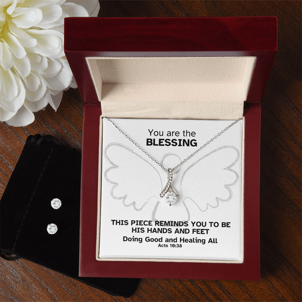 Doing Good And Healing All (Acts 10:38) | Alluring Beauty Necklace & Earring Set