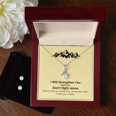 I Will Strengthen You (Isaiah 41:10) | Alluring Beauty Necklace & Earring Set