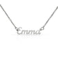 Personalised Name Necklace For Daughter ~Luke 2:19~ (Horizontal)
