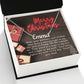 Personalised Name Necklace For Mom ~Psalm 119:105~ (Horizontal)
