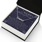 Personalised Name Necklace For Mom ~Hebrews 11:1~ (Horizontal)