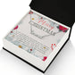 Personalised Name Necklace For Daughter ~Psalm 127:3~ (Horizontal)