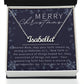 Personalised Name Necklace For Mom ~Hebrews 11:1~ (Horizontal)