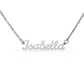Personalised Name Necklace For Mom ~1 Corinthians 13:7~ (Horizontal)