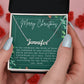 Personalised Name Necklace For Mom ~1 Corinthians 13:7~ (Horizontal)