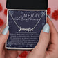 Personalised Name Necklace For Mom ~Hebrews 11:1~ (Horizontal)