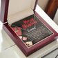 Personalised Name Necklace For Mom ~Psalm 119:105~ (Horizontal)