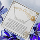 Personalised Name Necklace For Mom ~Philippians 4:7~ (Horizontal)