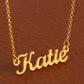 Personalised Name Necklace For Daughter ~Luke 2:10~ (Horizontal)