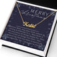 Personalised Name Necklace For Mom ~Hebrews 11:1~ (Horizontal)