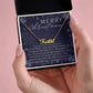 Personalised Name Necklace For Mom ~Hebrews 11:1~ (Horizontal)